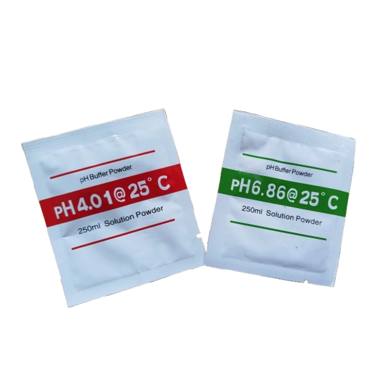 Kalibráló szett digitális PH mérőkhöz pH 4.01 és pH 6.86