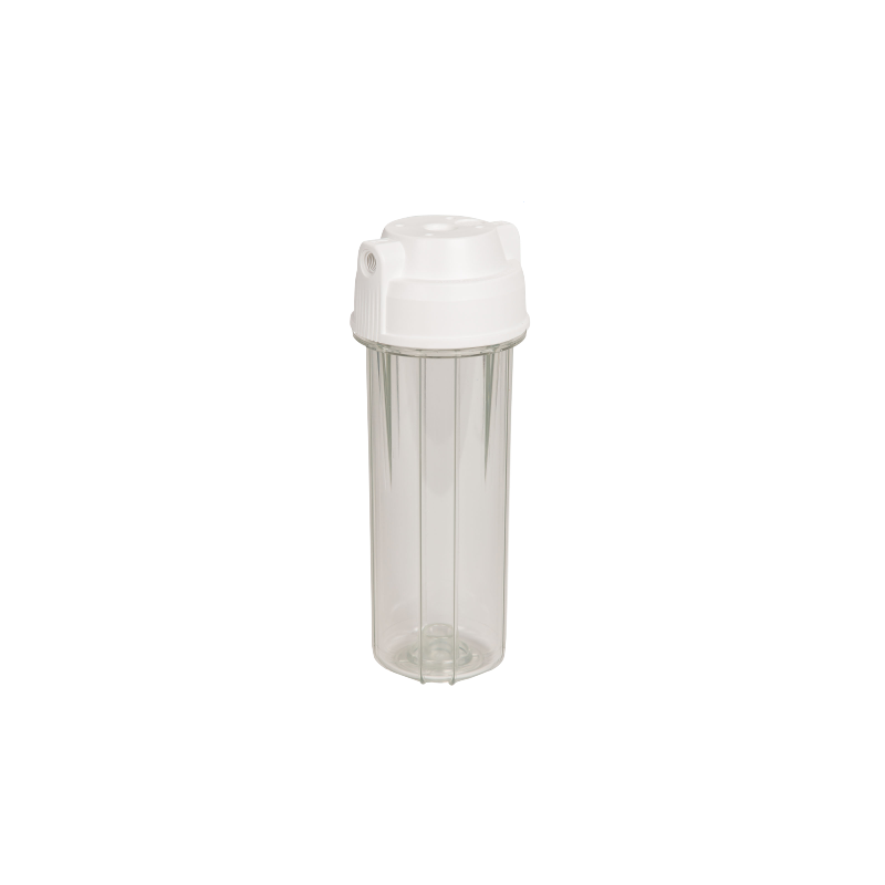 Vízszűrő ház dupla O-gyűrű 10", 1/4", átlátszó (Aquafilter)