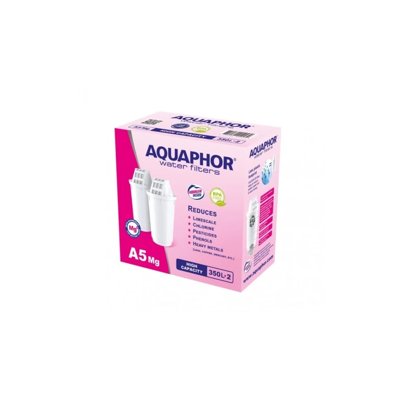 2db Aquaphor A5 Mg kancsó szűrőbetét