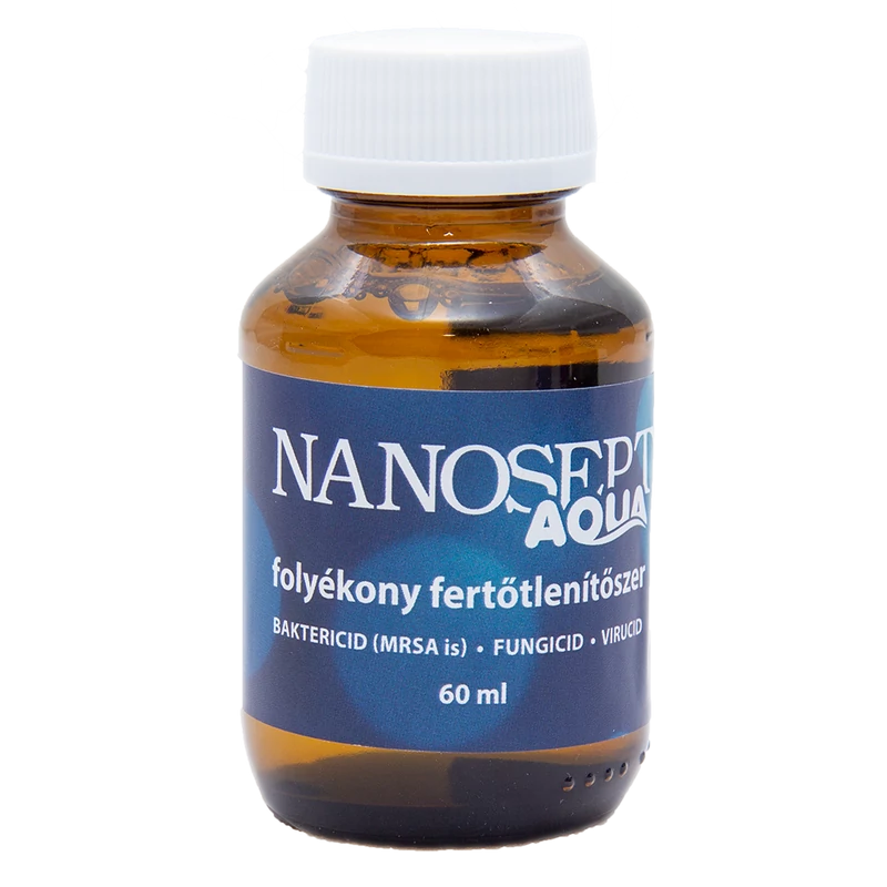 Nanosept Aqua folyékony fertőtlenítőszer víztisztítókhoz - 60 ml
